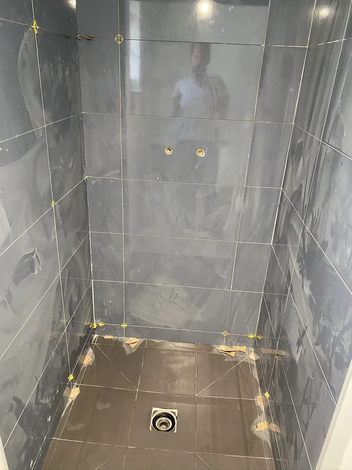Salle d'eau avec douche carrelée, Noisy-le-Grand
