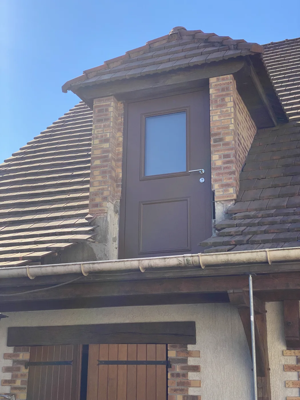 Porte-lucarne sur mesure posée, Villevaudé